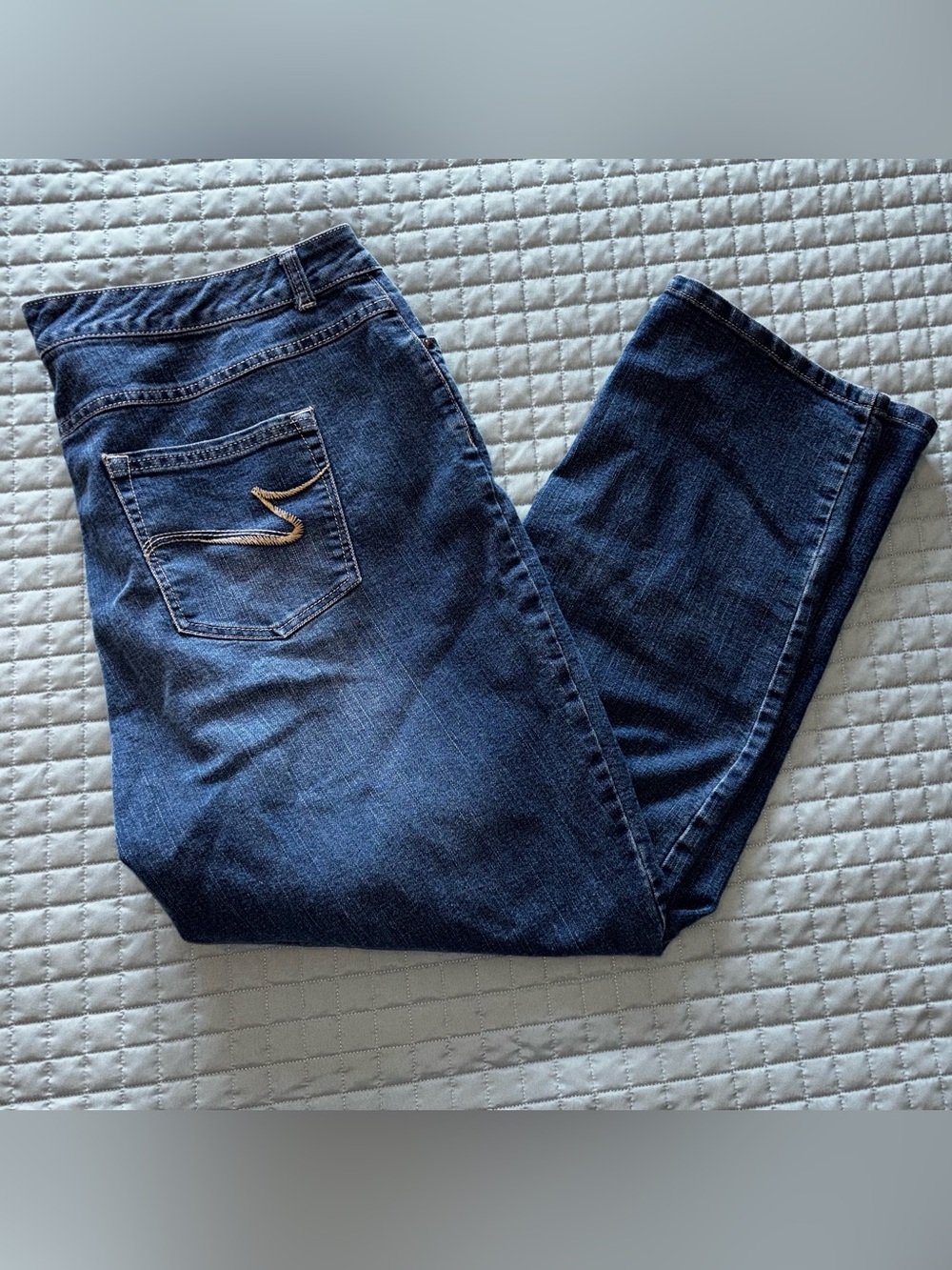 Just My Size JMS Womens Jeans Classic Fit Denim Size 20W Stretch Straight Taper
